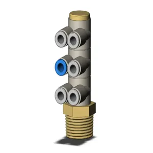 SMC VALVES KQ2ZT04-03AS Fitting, 4 mm | AL4FNN