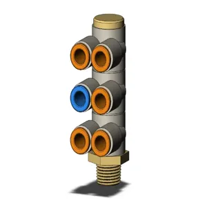 SMC VALVES KQ2ZT05-34AS Fitting, 3/16 Inch Size, Type Kq2 | AL3TFN