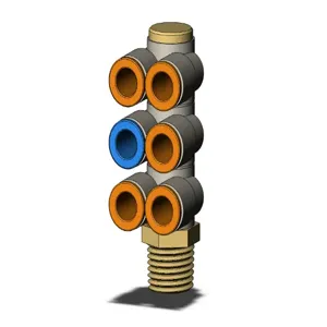 SMC VALVES KQ2ZT07-35AS Fitting, 1/4 Inch Size, Type Kq2 | AL3TFW