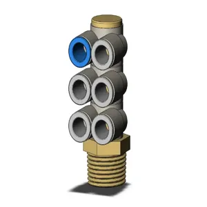 SMC VALVES KQ2ZT08-04AS Fitting, 8 mm | AL3TFY