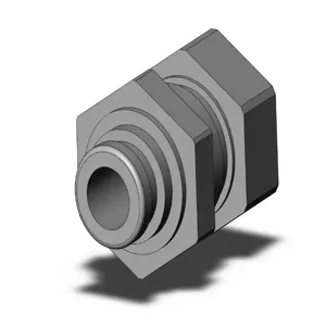 SMC VALVES KQB2E06-01 Fitting, 6 mm | AN6BRK