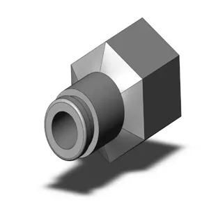 SMC VALVES KQB2F06-02 Male Connector, 6 mm Size | AN6DBD