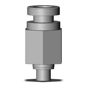 SMC VALVES KQB2H07-32 Male Connector, 1/4 Inch Size | AN3KZX