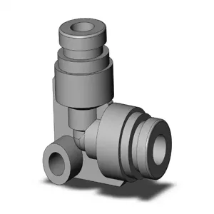 SMC VALVES KQB2L04-00 Elbow, 4 mm Size | AN4YMX