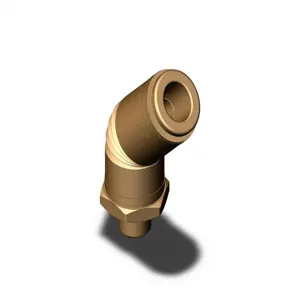 SMC VALVES KV2K11-34S Elbow, 3/8 Inch Size | AN3WFZ