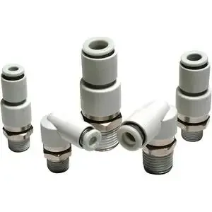 SMC VALVES KXL06-U02 Fitting, 6 mm | AN9JKA