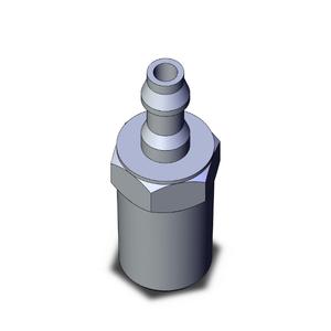 SMC VALVES M-01AU-6 Fitting, 6 mm | AL3WCN