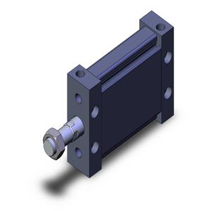 SMC VALVES MDUB50-75DMZ Compact Cylinder, 50 mm Size, Double Acting Auto Switcher | AN9MVF