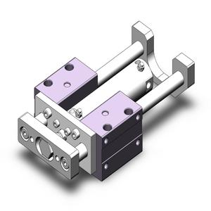 SMC VALVES MGCMB40-100-R Guided Cylinder, 40 mm Size, Slide Bearing | AM9XCN