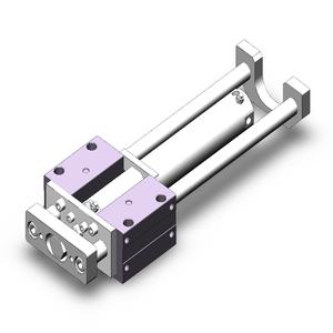 SMC VALVES MGCMB50-300-R Guided Cylinder, 50 mm Size, Slide Bearing | AL9ZBE