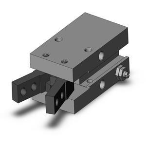 SMC VALVES MHC2-10D Greifer, 10 mm Größe, doppeltwirkender automatischer Umschalter, eckig | AL7DBQ