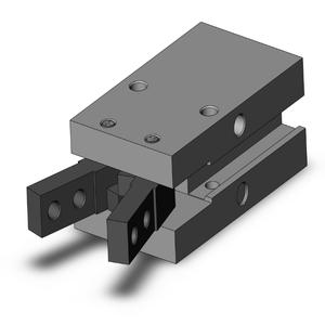 SMC VALVES MHC2-10S Greifer, 10 mm Größe, einfachwirkender Signalgeber, eckig | AL7ETJ