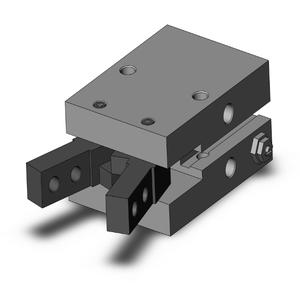 SMC VALVES MHC2-20D Greifer, 20 mm Größe, doppeltwirkender automatischer Umschalter, eckig | AL4NTJ