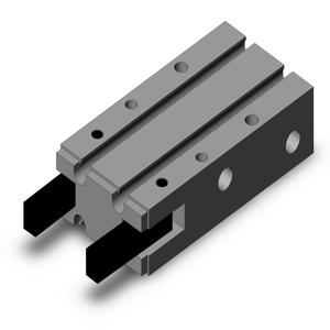 SMC VALVES MHY2-10D Greifer, 10 mm Größe, doppeltwirkender automatischer Umschalter, eckig | AL9MDF