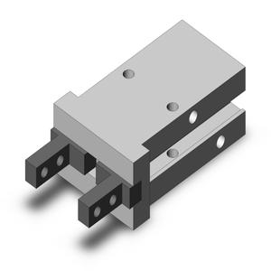 SMC VALVES MHZ2-10D Greifer, 10 mm Größe, doppeltwirkender automatischer Umschalter, parallel | AL3WHM