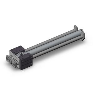 SMC VALVES MLGCMB40TN-600-R-E Fine Lock Cylinder, 40 mm Size,Slide Bearing | AM9XQU