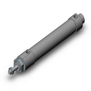 SMC VALVES MQMLB20H-100D Zylinder mit geringer Reibung, 20 mm Größe, doppeltwirkend | AM7VUJ