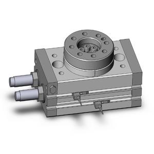 SMC VALVES MSQB20R-M9BVL Drehantrieb, 20 mm Größe, doppeltwirkender automatischer Umschalter | AN6DQE