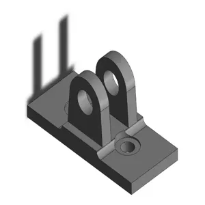 SMC VALVES MU-D02 Clevis, 40 mm Size | AM7VUF