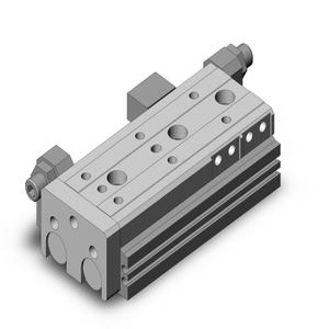 SMC VALVES MXQ16-50A geführter Zylinder, 16 mm Größe, doppeltwirkender automatischer Umschalter | AM7QYZ