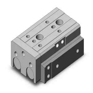 SMC VALVES MXQ16L-10 Guided Cylinder, 16 mm Size, Double Acting Auto Switcher | AM4DXK