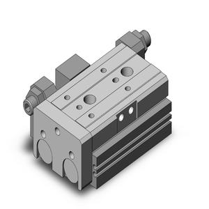 SMC VALVES MXQ20-10A Guided Cylinder, 20 mm Size, Double Acting Auto Switcher | AM2PCC