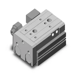 SMC VALVES MXQ25-30CS Guide Cylinder, 25 mm Size, Double Acting Auto Switcher | AN9AJW