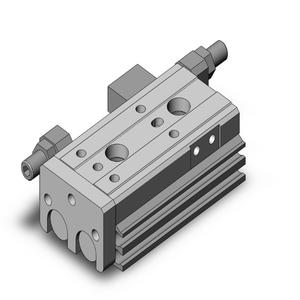 SMC VALVES MXQ6-20A Guided Cylinder, 6 mm Size, Double Acting Auto Switcher | AM4DYU