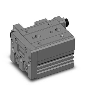 SMC VALVES MXS20TN-30A geführter Zylinder, 20 mm Größe, doppeltwirkender automatischer Umschalter | AM9XXA