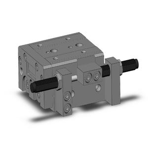 SMC VALVES MXS25L-20B Guided Cylinder, 25 mm Size, Double Acting Auto Switcher | AM9LZP