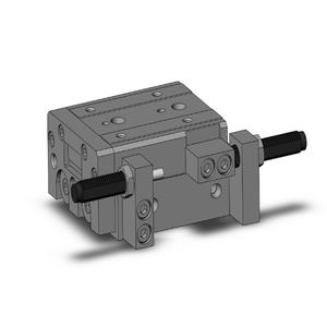 SMC VALVES MXS25L-40B Guided Cylinder, 25 mm Size, Double Acting Auto Switcher | AM9XXT
