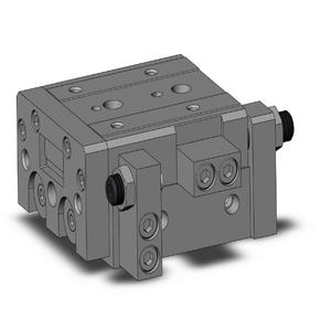 SMC VALVES MXS25TNL-20A Guided Cylinder, 25 mm Size, Double Acting Auto Switcher | AM9XXW