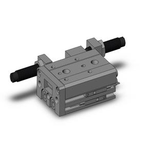 SMC VALVES MXS8-20B-M9N Geführter Zylinder, 8 mm Größe, doppeltwirkender automatischer Umschalter | AM9XYQ
