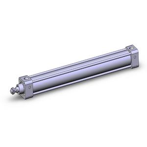 SMC VALVES NCA1B150-1400 Tie Rod Cylinder, 1.5 Inch Size, Double Acting | AL7EZF