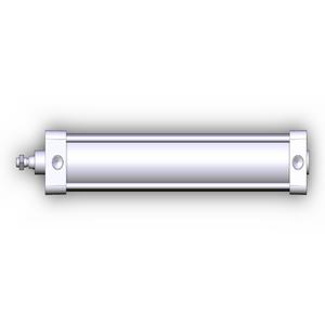 SMC VALVES NCA1B250-1200 Tie Rod Cylinder, 2.5 Inch Size, Double Acting | AM2HVV