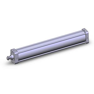 SMC VALVES NCA1B325-2800 Tie Rod Cylinder, 3.25 Inch Size, Double Acting | AN2UND