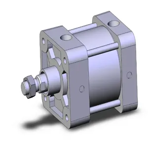 SMC VALVES NCA1B400-0100 Tie Rod Cylinder, 4 Inch Size, Double Acting | AM2HML