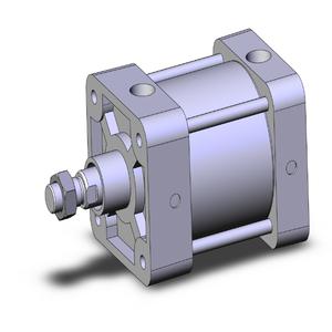 SMC VALVES NCA1B400-0150 Tie Rod Cylinder, 4 Inch Size, Double Acting | AM7ZVA