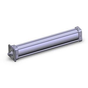 SMC VALVES NCA1F250-2000 Tie Rod Cylinder, 2.5 Inch Size, Double Acting | AL8EJU