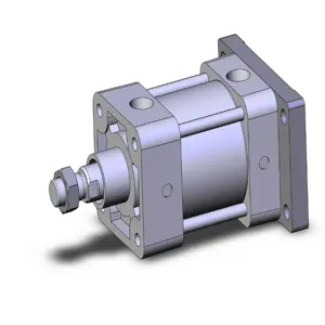 SMC VALVES NCA1G325-0100 Tie Rod Cylinder, 3.25 Inch Size, Double Acting | AM2JXE