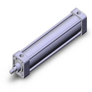 SMC VALVES NCA1KB200-1000 Tie Rod Cylinder, 2 Inch Size, Non Rotating | AM7BKQ
