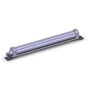 SMC VALVES NCA1L150-1800 Tie Rod Cylinder, 1.5 Inch Size, Double Acting | AL9ZMJ