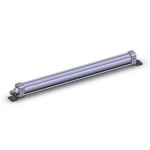 SMC VALVES NCA1L150-2400 Tie Rod Cylinder, 1.5 Inch Size, Double Acting | AL7FAR
