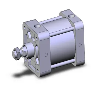 SMC VALVES NCA1R400-0200 Tie Rod Cylinder, 4 Inch Size, Double Acting | AM3CPY