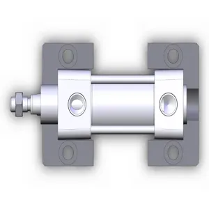 SMC VALVES NCA1S150-0100N Tie Rod Cylinder, 1.5 Inch Size, Double Acting | AM7QYR