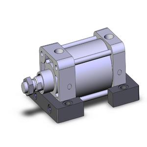 SMC VALVES NCA1S325-0200 Spurstangenzylinder, 3.25 Zoll Größe, doppeltwirkend | AM8RBP