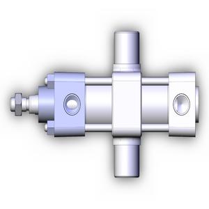 SMC VALVES NCA1T150-0200 Tie Rod Cylinder, 1.5 Inch Size, Double Acting | AM9YXF