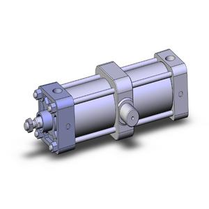 SMC VALVES NCA1T250-0600 Spurstangenzylinder, 2.5 Zoll Größe, doppeltwirkend | AM9YXN