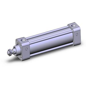 SMC VALVES NCDA1B150-0550 Tie Rod Cylinder, 1.5 Inch Size, Double Acting Auto Switcher | AL7QEX