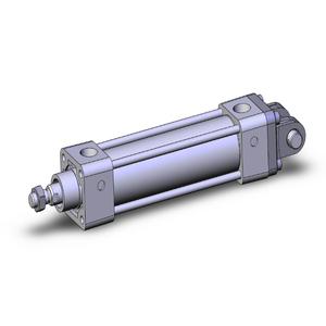 SMC VALVES NCDA1D150-0400 Spurstangenzylinder, 1.5 Zoll Größe, doppeltwirkender automatischer Umschalter | AL7FBT